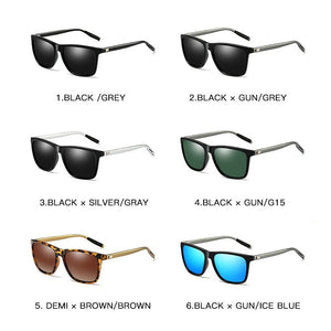 Luxury Brand Polarized Sunglasses Men Designer Classic Driving Goggles Sunglass Male Retro Vintage Rectangle Sun Glasses For Men