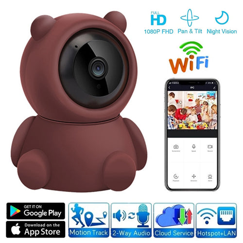 IP Camera 1080P Security Camera WiFi Wireless CCTV Camera Surveillance IR Night Vision P2P Baby Monitor Pet Camera Smart Home