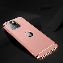 Cargar imagen en el visor de la galería, Carcasa integral 3 in 1 chapado oro iPhone 8 7 6 6s Plus 5 5s SE Back Cover Xs Max XR  11 Pro Max