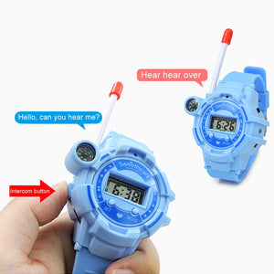 2pcs Watch Wireless Walkie Talkie Toys with USB Cable Long Distance Call Interactive Parents Kids Communication Toys Puzzle Toys