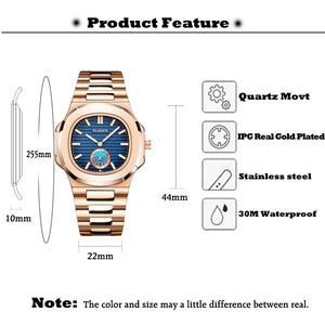 Reloj Clasico Patek Nautilus Acero y oro AAA 44mm