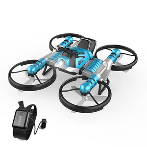 Drone motocicleta 2 in 1 Helicoptero plegable con camara 0.3MP Quadcopter