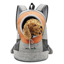 Cargar imagen en el visor de la galería, Fashion Travel Backpack for Carrying Dog Double Shoulders Bag Adjustment Small Dog Carrier Outdoor Breathable Pet Carrier Bag