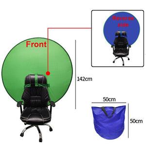 Screen Backdrops Photography Background Portable Fold Reflector for Live broadcast Video Round 2in1 Background Panel