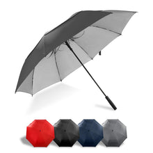 Cargar imagen en el visor de la galería, Golf en temporada de lluvias, su paraguas tecnologico. Colores. 152cm. Proteccion UV