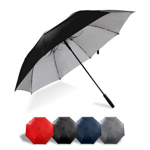 Golf en temporada de lluvias, su paraguas tecnologico. Colores. 152cm. Proteccion UV