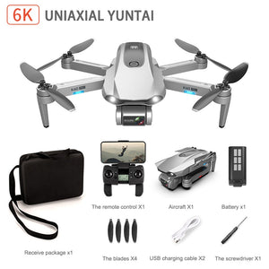 K60 drone 6k HD dual camera Uniaxial gimbal drone 4k professional 5g wifi Aerial Photography FPV foldable RC Quadcopter flight