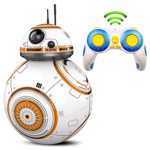 Fast delivery Upgrade Model RC BB-8 Droid Robot BB 8 Ball Intelligent Robot Kids Toys Gifts With Sound 2.4G Remote Control Robot