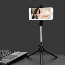 Cargar imagen en el visor de la galería, 4 In 1 Wireless Bluetooth Selfie Stick Tripod with Remote Control Selfie Extendable Foldable Monopod for iPhone Samsung Huawei
