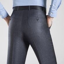 Cargar imagen en el visor de la galería, Summer Business Thin Suit Pants For Men 29-50 Spring Autumn Male Formal Stretch Solid Silk Long Dress Baggy Office Trousers
