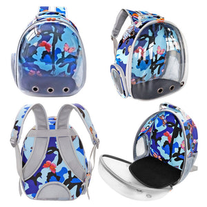 Breathable Cat Carrier Bag Portable Pet Backpack Box Outdoor Travel Puppy Cats Carriers Cage Small Dog Handbag Space Capsule