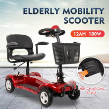 Cargar imagen en el visor de la galería, 2020 new intelligent elderly scooter four-wheeled battery car for the disabled elderly electric car