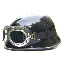 Cargar imagen en el visor de la galería, Motorcycle half Helmet German Capacete Moto helmets Motorbike Dirt Bike Mens Helmets motorcycle Glasses free size