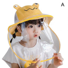 Cargar imagen en el visor de la galería, Sombrero algodon con visor antisalpicadura infantil