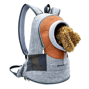Fashion Travel Backpack for Carrying Dog Double Shoulders Bag Adjustment Small Dog Carrier Outdoor Breathable Pet Carrier Bag
