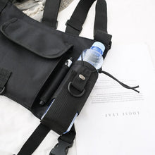 Cargar imagen en el visor de la galería, Functional Tactical Chest Bag For Men Fashion Bullet Hip Hop Vest Streetwear Bag Waist Pack Women Black Chest Rig Bag