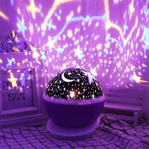 LED Projector Light Star Moon Galaxy Night Light For Children Nursery Nightlight Baby Night Lamp Bedroom Decor Christmas Gifts