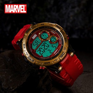 Marvel Brand New Men's Military Watch Fashion Wristwatch 100M Waterproof Sports Watch Iron man Outdoor Swim Diver Clock