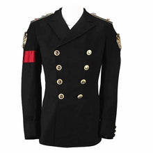 Cargar imagen en el visor de la galería, MJ Michael Jackson Black Military Style Jacket