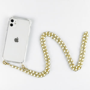 Crossbody Strap Phone Case With Lanyard Necklace Pearl Chain For Iphone 12 11 Pro XS X XR SE2 6 7 8 Plus Cover