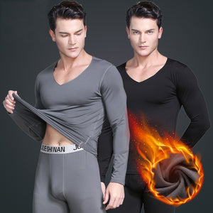 Men Thermal Underwear Winter Autumn designed for men's ultra-soft solid color thin thermal underwewear Men Long Johns