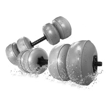 Cargar imagen en el visor de la galería, Travel Weights Water Filled Dumbbells Set Adjustable Free Water Dumbbells Exercise Fitness Weightlifting Training