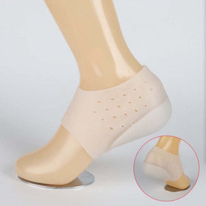 1 Pair Invisible 2-5 Cm Increase Insoles Height Lift Massage Soft Feet Cushion Inner Heightening Pad Women Men Heel Pads Socks