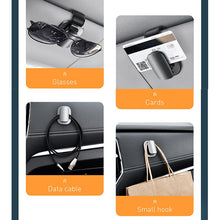 Cargar imagen en el visor de la galería, Baseus Car Eyeglass Holder Glasses Storage Clip For Audi Bmw Auto Interior Organize Accessories Car Sunglasses Holder