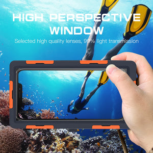 15M Diving Waterproof 360 full Body Protective Phone Case For iPhone 11 12 Pro Max Swimming Diving Water Proof Case For Note 10