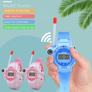 2pcs Watch Wireless Walkie Talkie Toys with USB Cable Long Distance Call Interactive Parents Kids Communication Toys Puzzle Toys