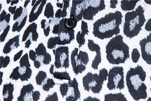 Cargar imagen en el visor de la galería, 2019 Summer Mens Polo Shirt Brands Night Club Leopard Printed Turn Down Collar Short Sleeve Male Polo Homme Tees Tops M-XXXL