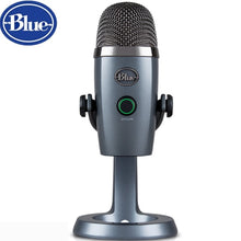 Cargar imagen en el visor de la galería, Blue YetiNano snow monster condenser digital USB microphone for podcasting game streaming Skype call YouTube music recording