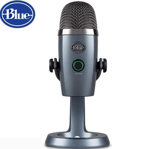 Blue YetiNano snow monster condenser digital USB microphone for podcasting game streaming Skype call YouTube music recording