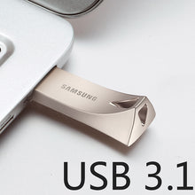 Cargar imagen en el visor de la galería, SAMSUNG USB Flash Drive Disk 32GB 64GB 128GB 256GB  USB 3.1 3.0 Metal Mini Pen Drive Pendrive Memory Stick Storage Device U Disk