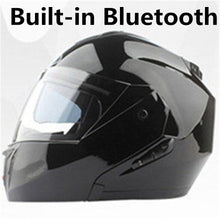 Cargar imagen en el visor de la galería, Casco moto con Bluetooth BT y FM Radio