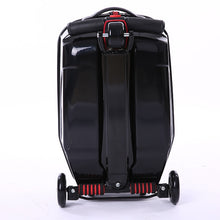 Cargar imagen en el visor de la galería, Multifunction travel business boarding luggage black scooter case Trailer micr trike