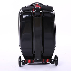 Multifunction travel business boarding luggage black scooter case Trailer micr trike