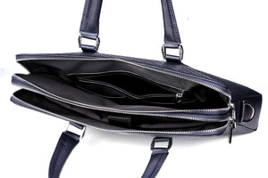 New Fashion Men's Business Briefcase Casual Shoulder Bag Double Layers Laptop Bag Large Capacity Male Handbag Travel Bag