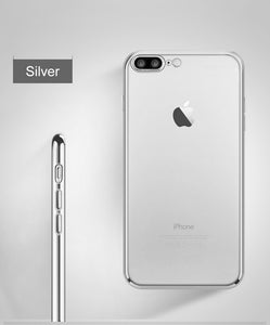 Covertura silicona con borde metalico iPhone 6 6S 7 8 Plus 5S 5 s SE 5SE X 10 XR XS Max 