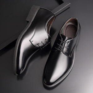 Height increasing 6cm Men Dress shoes genuine Leather Oxford shoes Brown Black Wedding Business Shoes Men Elevator Derby Shoe