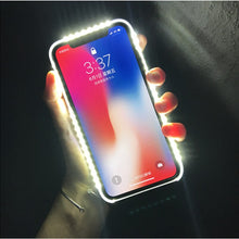 Cargar imagen en el visor de la galería, Light Glow Phone Case For iPhone 12 X XR Case Photo Fill Light Artifact For iPhone 11 Pro max 7 8 plus Selfie Mobile Shell
