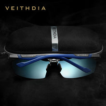 Cargar imagen en el visor de la galería, VEITHDIA Aluminum Magnesium Men&#39;s Sunglasses Polarized Blue Coating Mirror Sun Glasses oculos Male Eyewear Accessories Men 6589