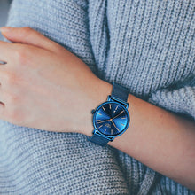 Cargar imagen en el visor de la galería, LIGE Womens Watches Top Brand Luxury Waterproof Watch Fashion Ladies Stainless Steel Ultra-Thin Casual Wristwatch Quartz Clock