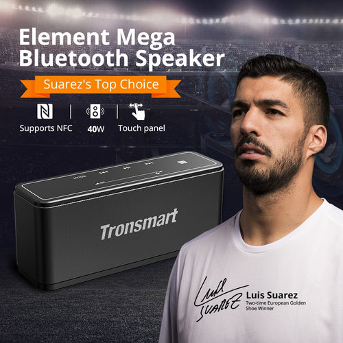 Altavoz portatil Bluetooth 5.0 40W compatible con asistente de voz,NFC,TWS,MicroSD