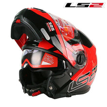 Cargar imagen en el visor de la galería, LS2 FF325 Flip Up Motorcycle Helmet Modular Motorbike ls2 Helmet With Double Sun Shield Racing capacete ls2 casco moto Helmet