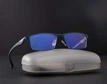 Cargar imagen en el visor de la galería, Gafas ultraligeras de titanio con barrera de luz azul para el ordenador.