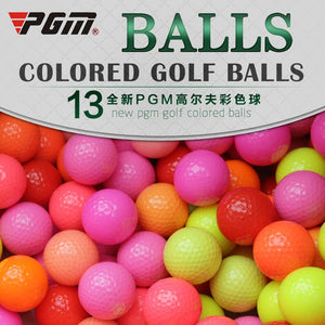 PGM pelotas larga distancia de 13 colores. Lote de 5 unidades,