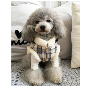 XXS-XXXL Soft Coat Winter Clothing Warm Dog Clothes Coats Overalls For Small Dog Bichon Pug Shih Tzu Puppy Clothes For Dogs 8452