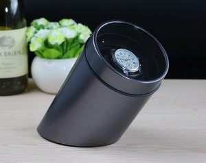 battery powered Black Single Watch Winder for automatic watches watch box automatic winder storage display case box