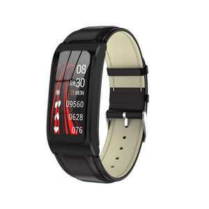Reloj inteligente elegante correa metalica, IP68, fitness, control cardiaco y presion.